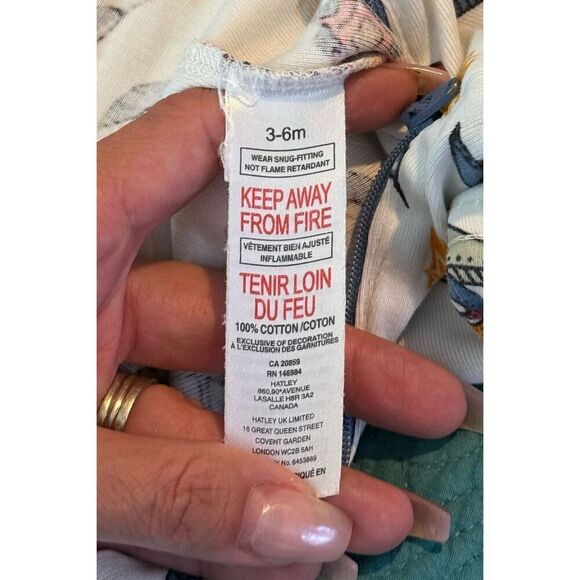 Hatley Bundle of 2 Baby Boys' Jungle Beetles & Rockets Footed Sleeper 3-6 Months - Picture 12 of 12